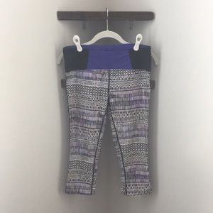 Prana yoga / swim tight tribal print size medium